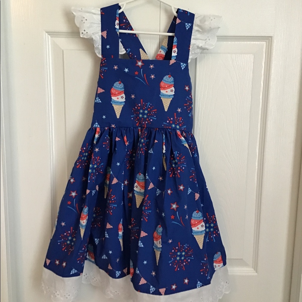 Eleanor Rose 4th of July Ice Cream Dress